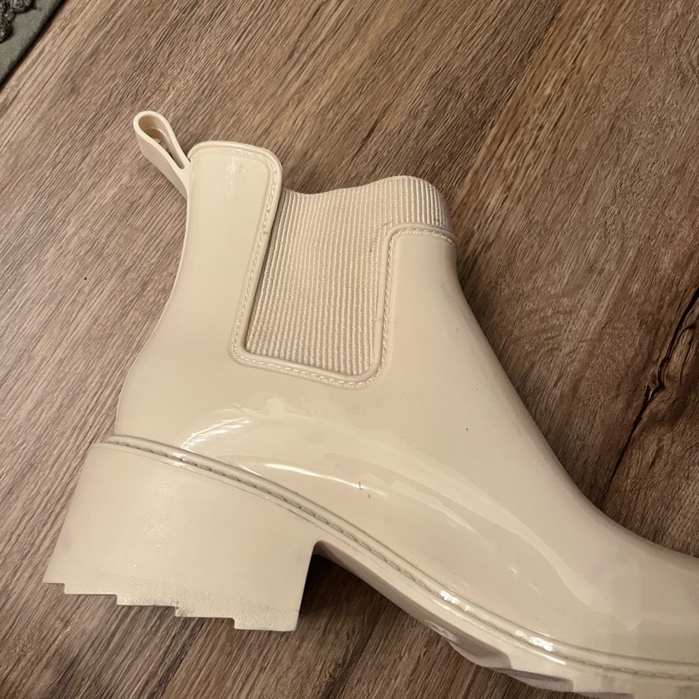 Women's Cream RainBoots
